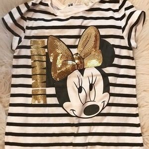 H&M Minnie Mouse Sequin Tee